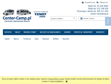 Tablet Screenshot of center-camp.pl